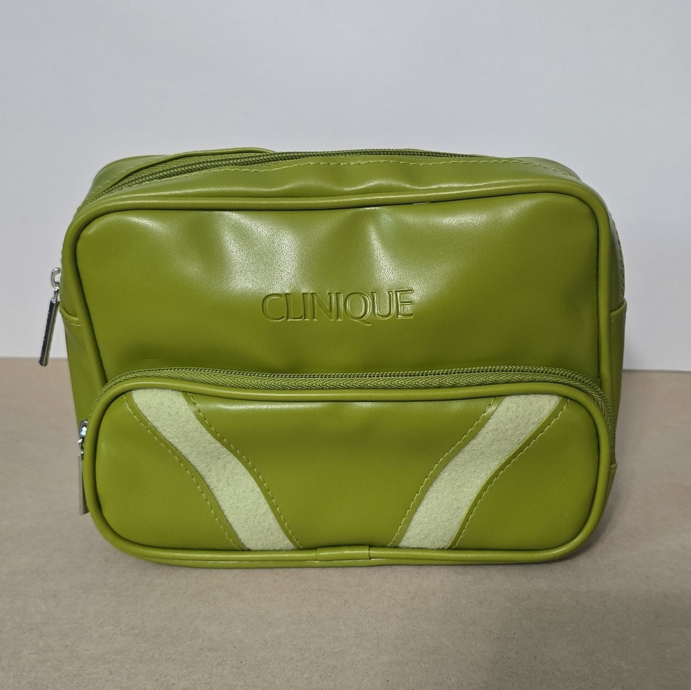 Clinique Olive Green Toiletry Bag